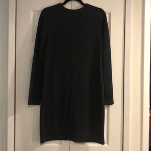 NWOT Zara gray sweater dress size L